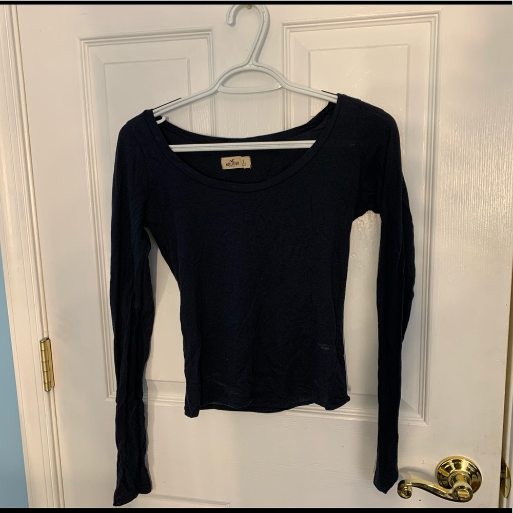 Navy blue Hollister long sleeve